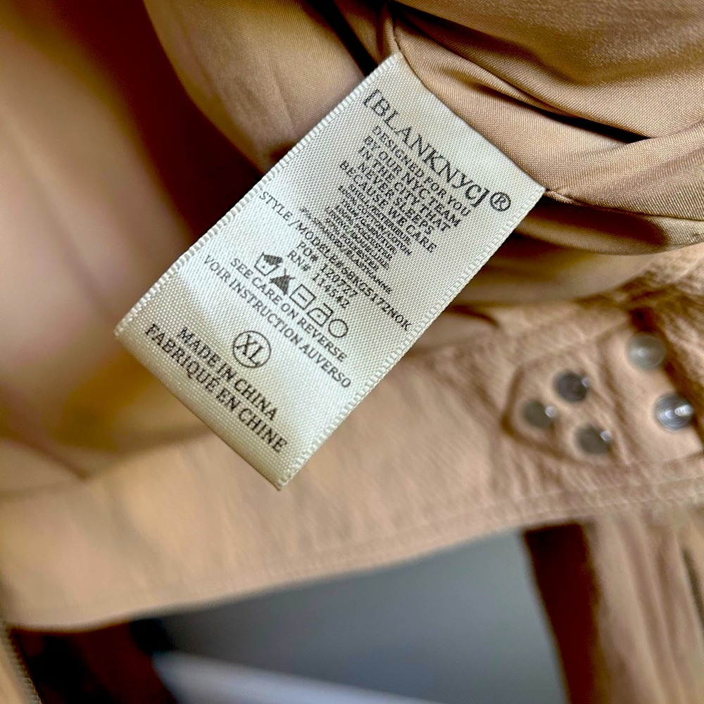 BLANKNYC Cotton Moto Jacket Size XL - Picture 6 of 7